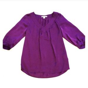 Banana Republic purple blouse